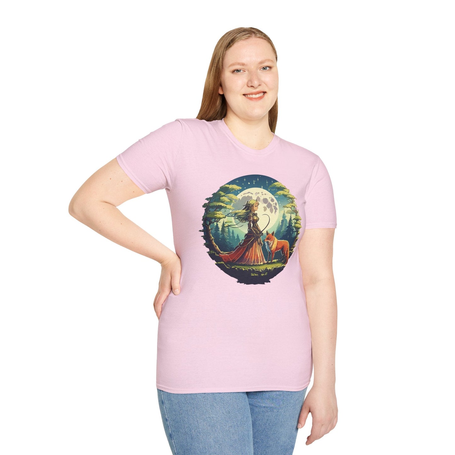 Womens Graphic T Shirt Art Design Tee Softstyle 64000 Gildan Unisex Cotton Comfort Tee