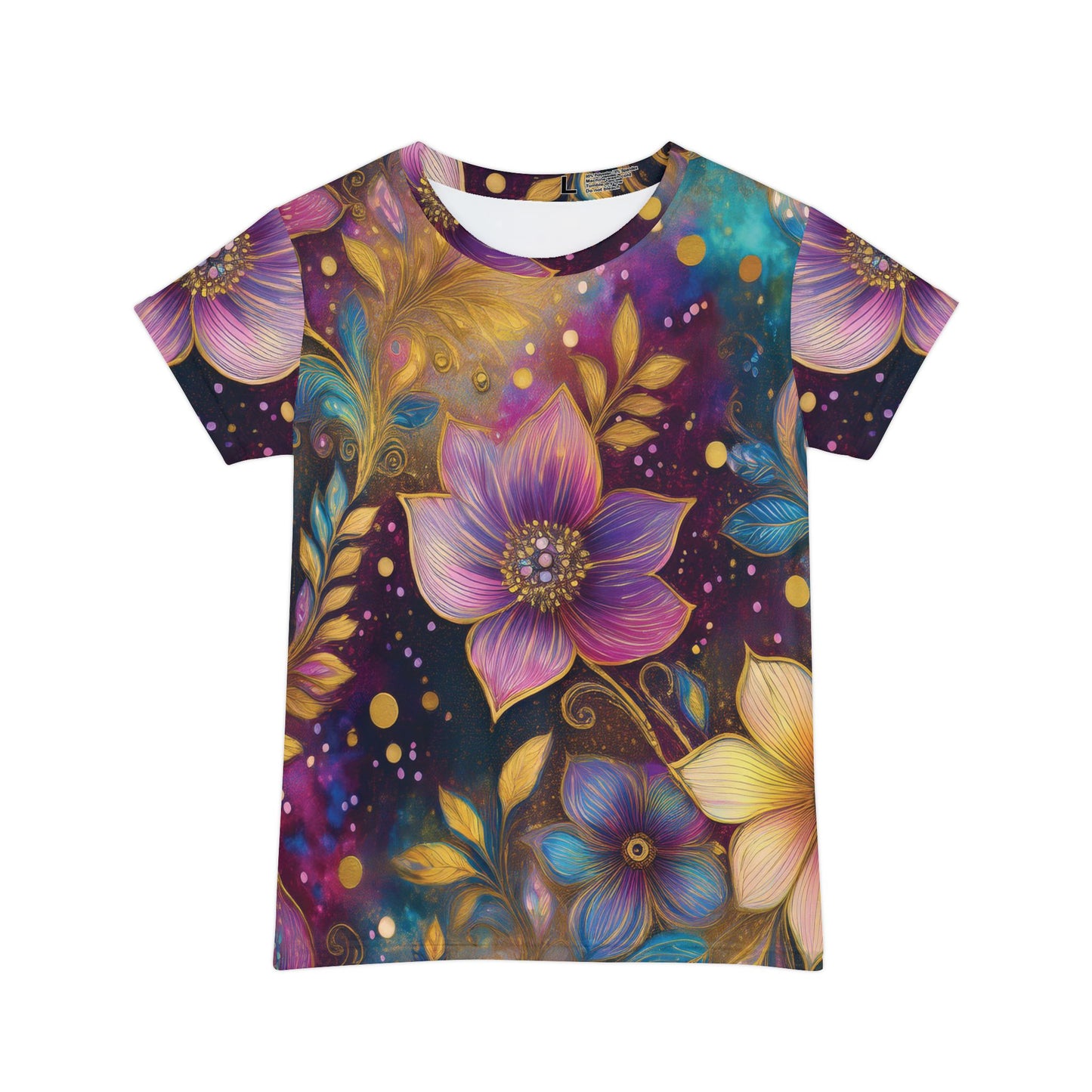 Camisa Poly-Span con estampados florales