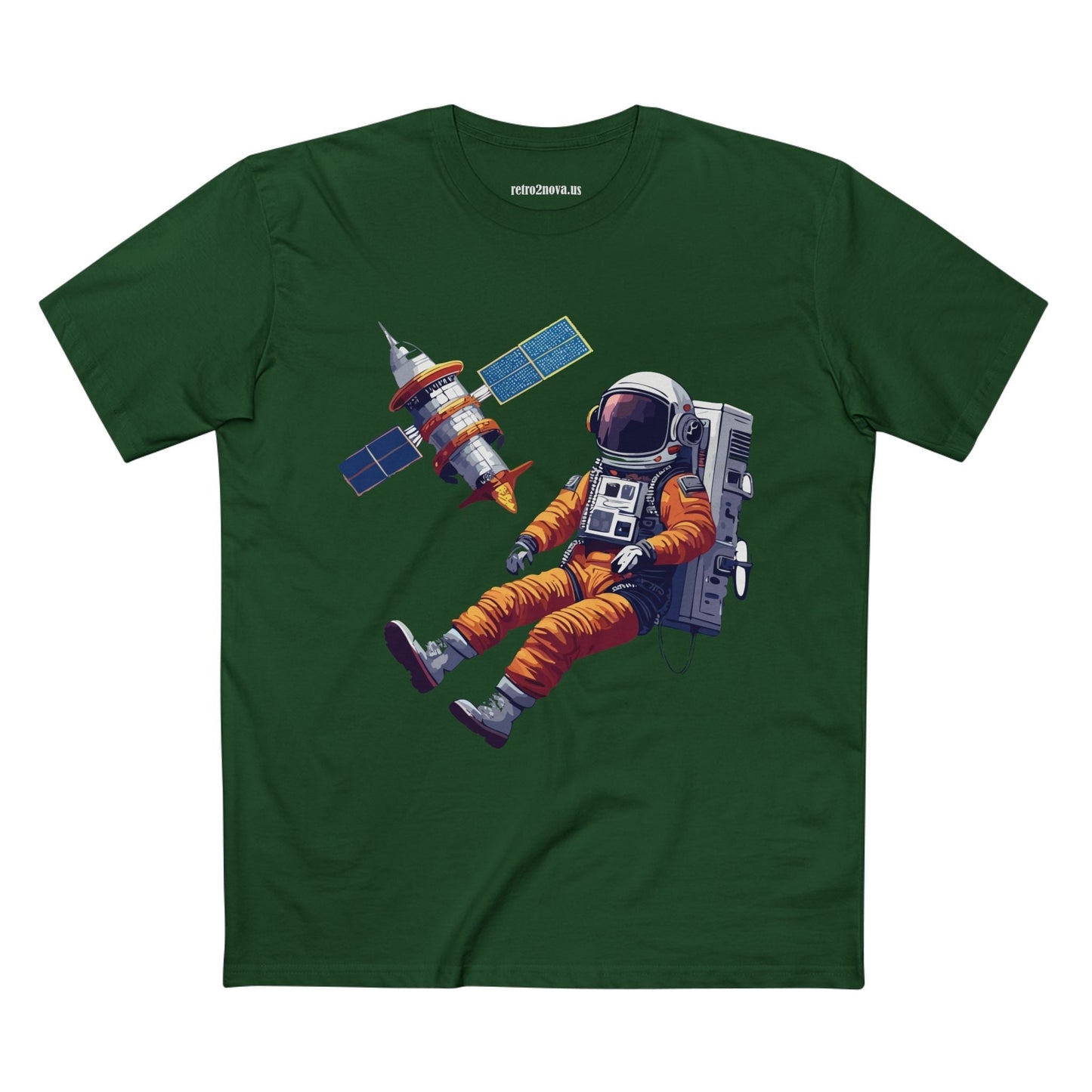 Cosmos Astronaut Shirt CS37 Unisex Premium Cotton Original Art Tee Retro2Nova Edition
