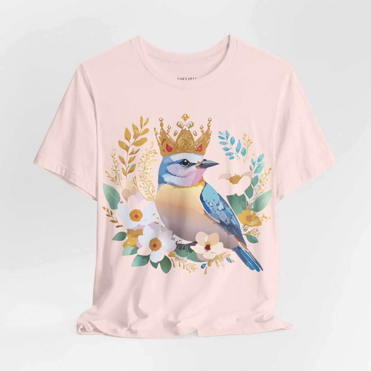 Medallion Graphic Unisex Cotton Bella+Canvas Tee with Art Design d43