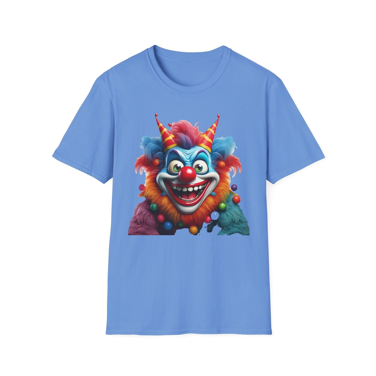 Clown Shirt For Men And Women Funny Circus Tee Scary Man Shirt Unisex Softstyle Tee