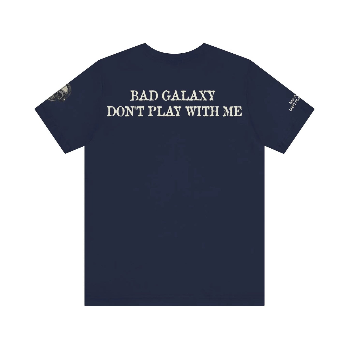 Skull T Shirt From Bad Galaxy 100 Percent Cotton Eco Friendly Made In USA With Durable Stitching