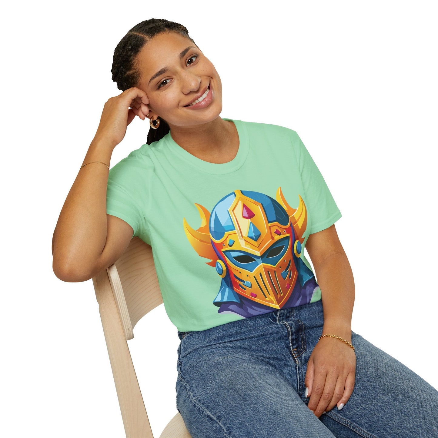 Mask Tee Shirt Unisex Softstyle T Shirt With Mask Design Masquerade Tees For Everyday Comfort