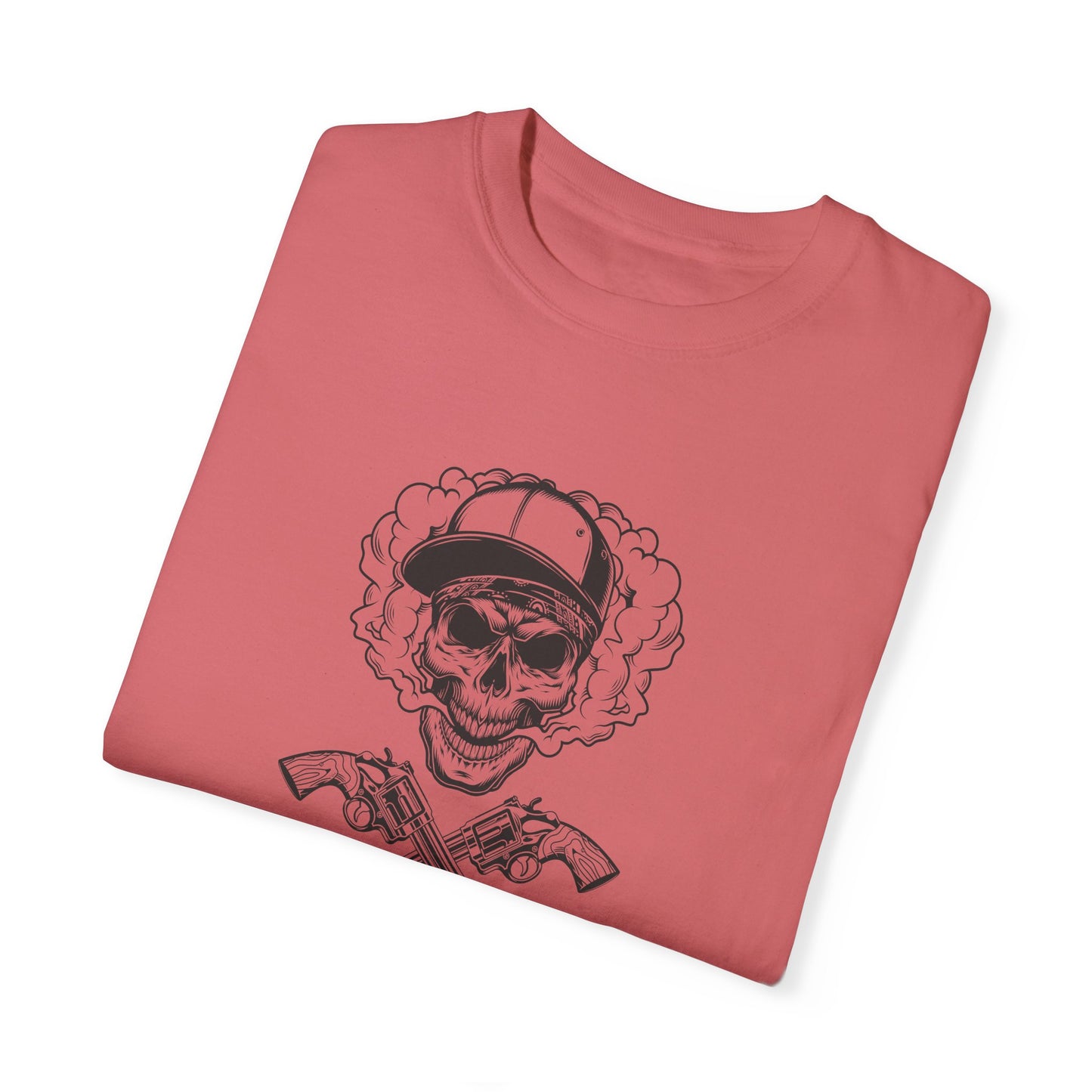 Unisex Cotton Tee Shirt with Skull