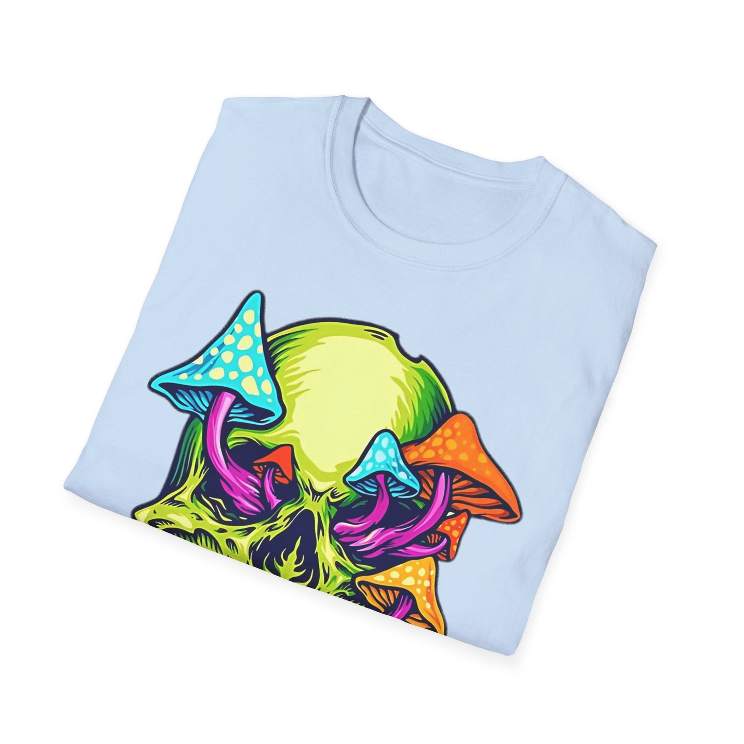 Skull Graphic Unisex Cotton T-shirt with Skeleton Artwork Design 19