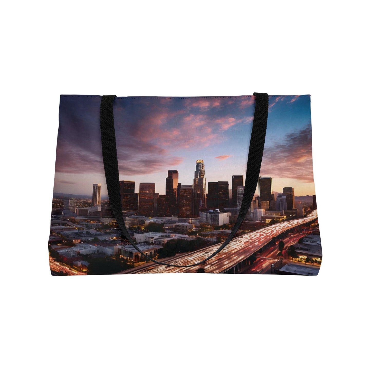Los Angeles Print Bag High-Quality 100% Spun Poly 24x13 Canvas Art Bag C-04