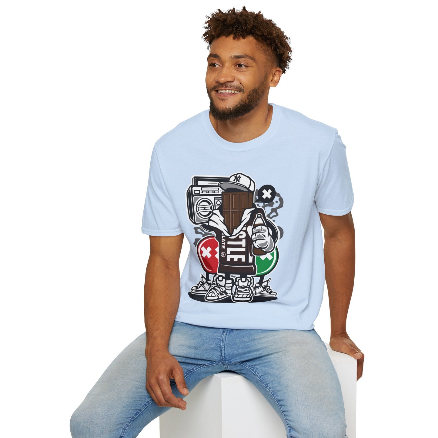 Gildan Softstyle Unisex Cartoon T Shirt Animation Funny Tee Breathable 100 Percent Cotton