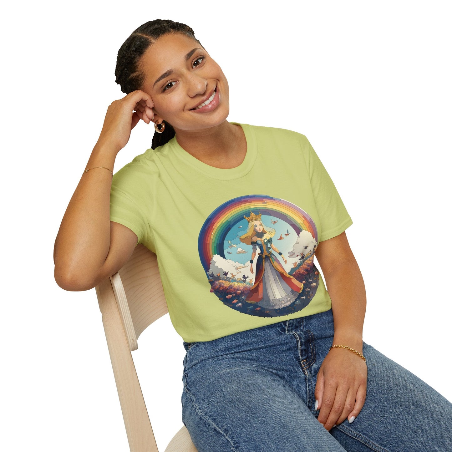 Womens Graphic T Shirts Art Design Shirt Unisex Softstyle Tee 100 Percent Cotton Gildan 64000
