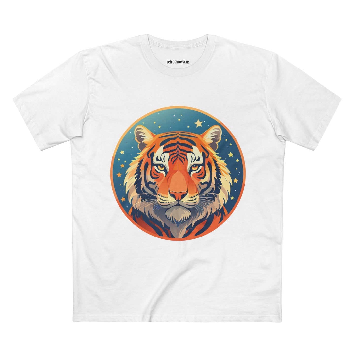 Unisex Premium Cotton Tiger Shirt Art Tee Original Design Animal Shirt Everyday Comfort Handmade Graphic Art Collection