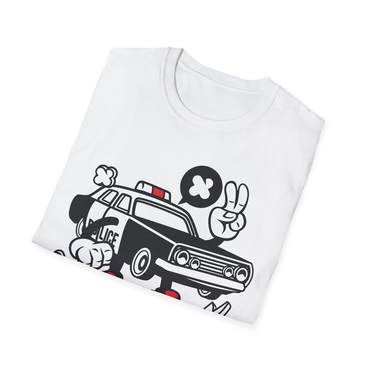 Cartoon T Shirt Animation Tee Funny Unisex Gildan Softstyle 64000 Cotton Tee Comfort