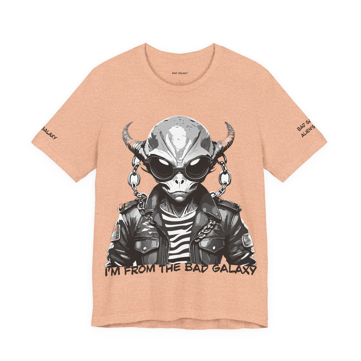 Alien Graphic Unisex Cotton Bella+Canvas Tee with Art Design b74
