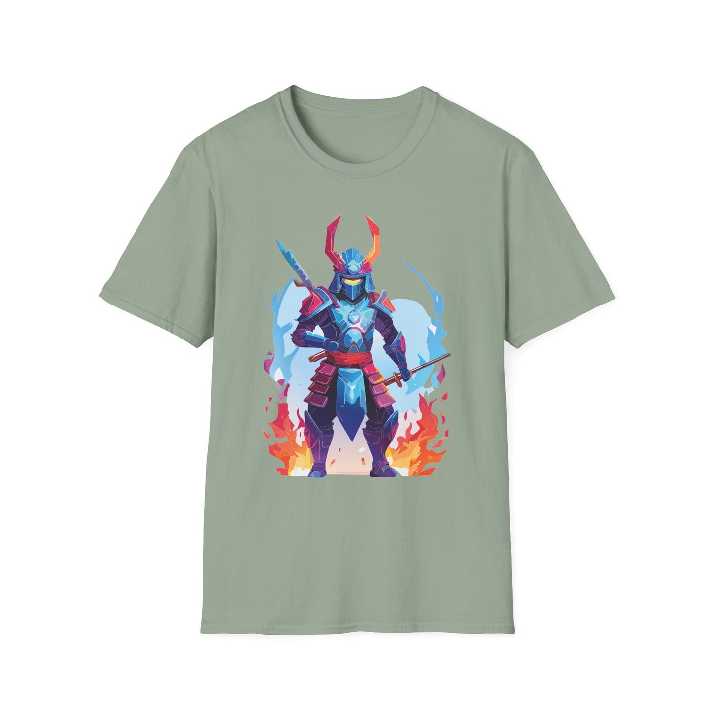 Samurai Shirt Unisex T Shirt 100 Percent Ring Spun Cotton Softstyle Tee Gildan 64000