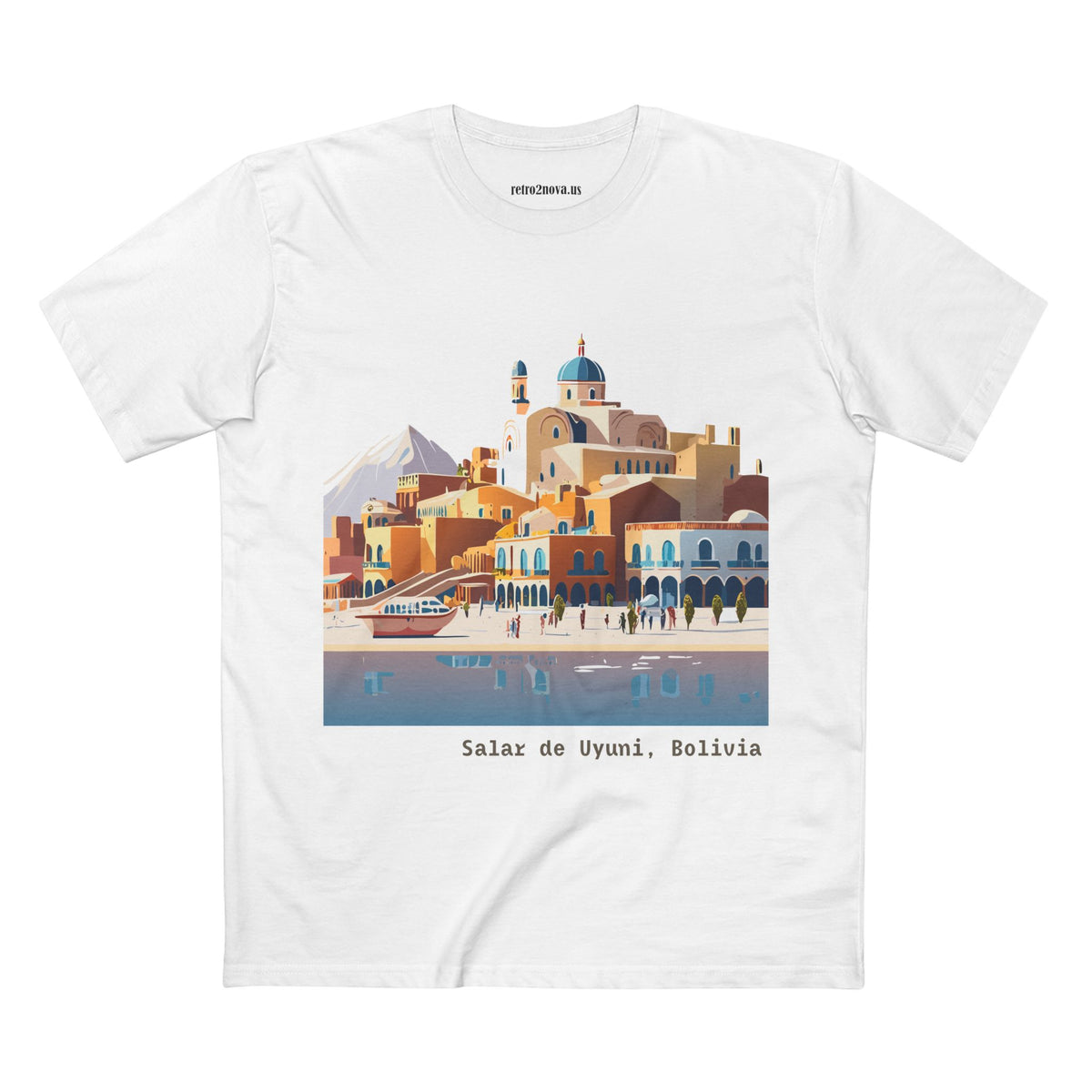 Salar de Uyuni Bolivia Landscape T-Shirt | Travel Scene Tee