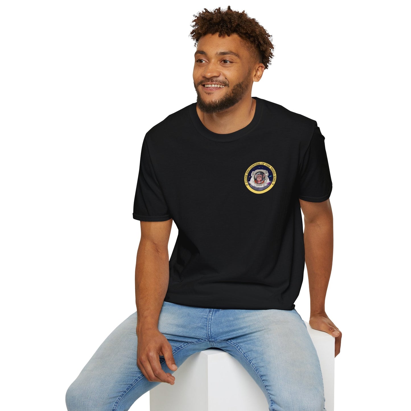Funny T Shirts UFO Tees Funny Aliens Shirt Small Logo  8