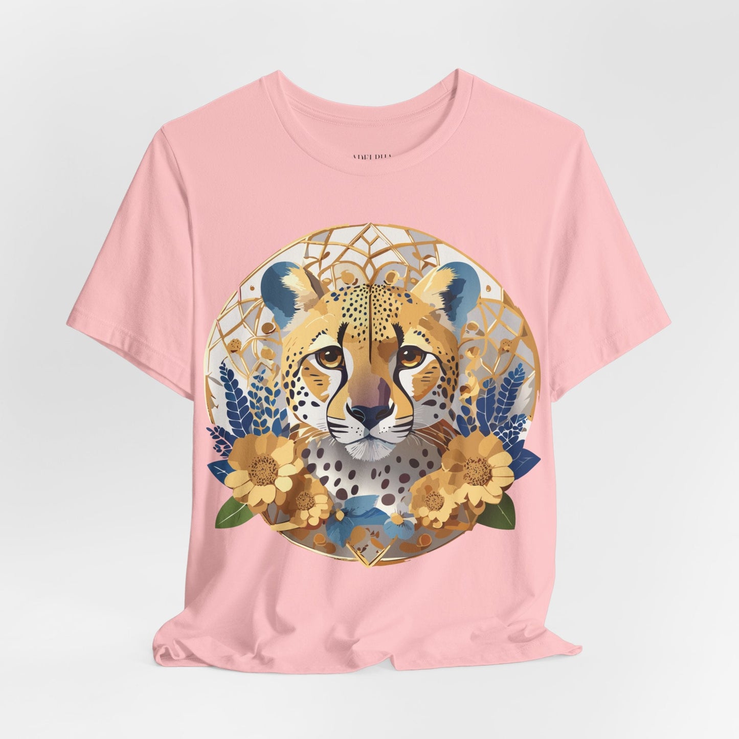 Medallion Graphic Unisex 100 Cotton Vintage Animal Medal Artwork Tee 53