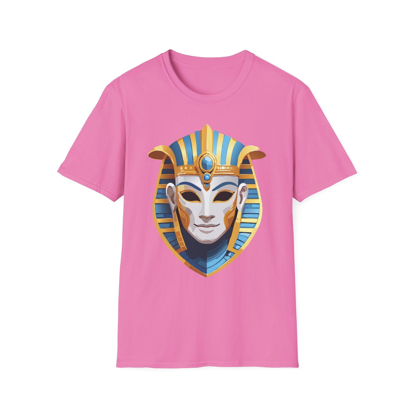Mask Tee Shirt Unisex Gildan Softstyle 64000 Cotton Tee With Masquerade Design Artwork