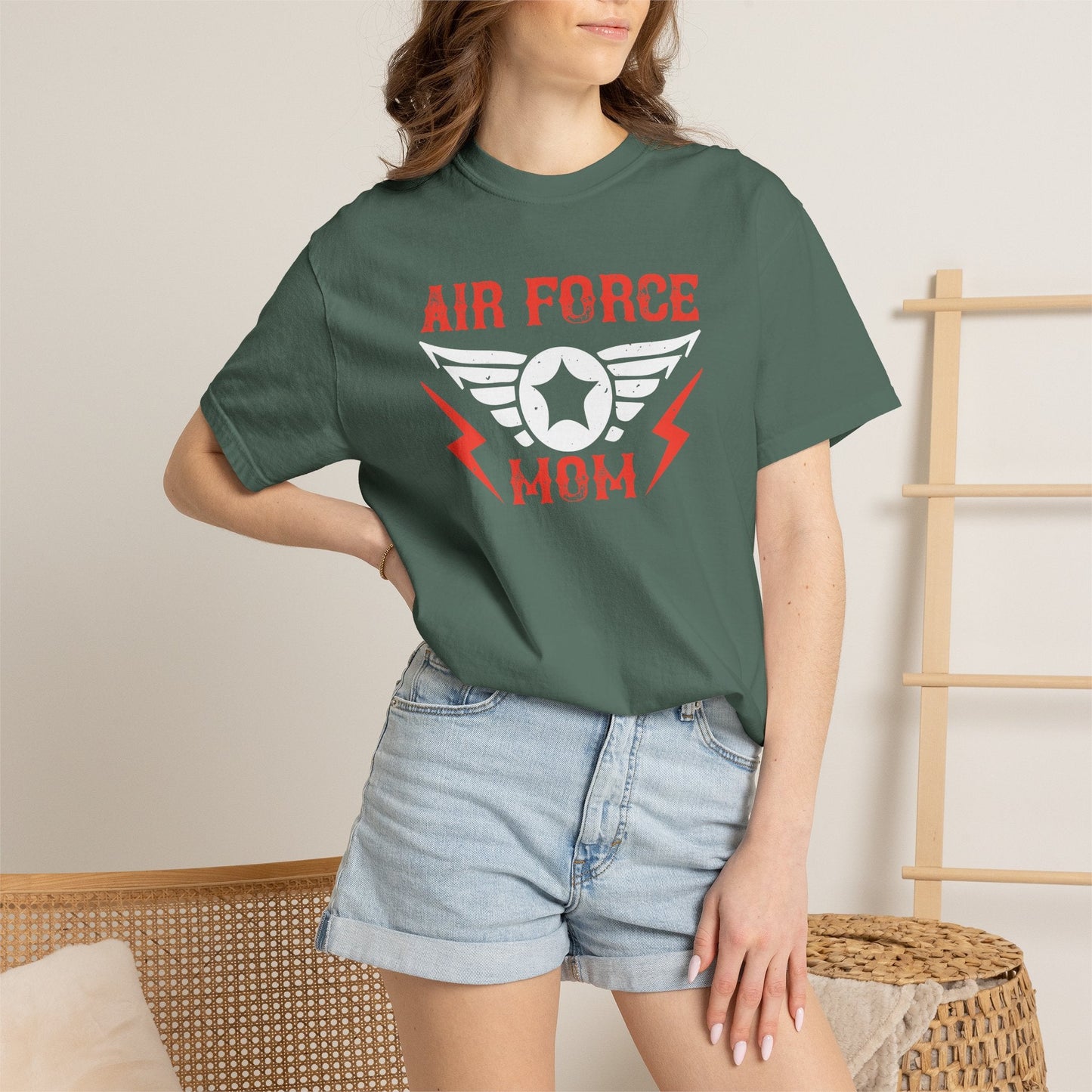 Mom T-shirt Mother Day Mama Tee Unisex Comfort Colors Garment-Dyed Cotton h60