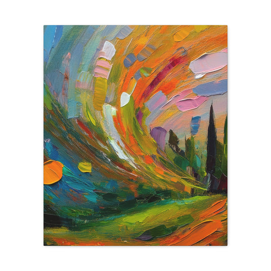 Abstract Oil Painting Print Canvas 20x24,20x30,24x30 24x32,24x36,30x40 32x48,36x48,40x60 Pine-Wood Inner Frame ABS-119