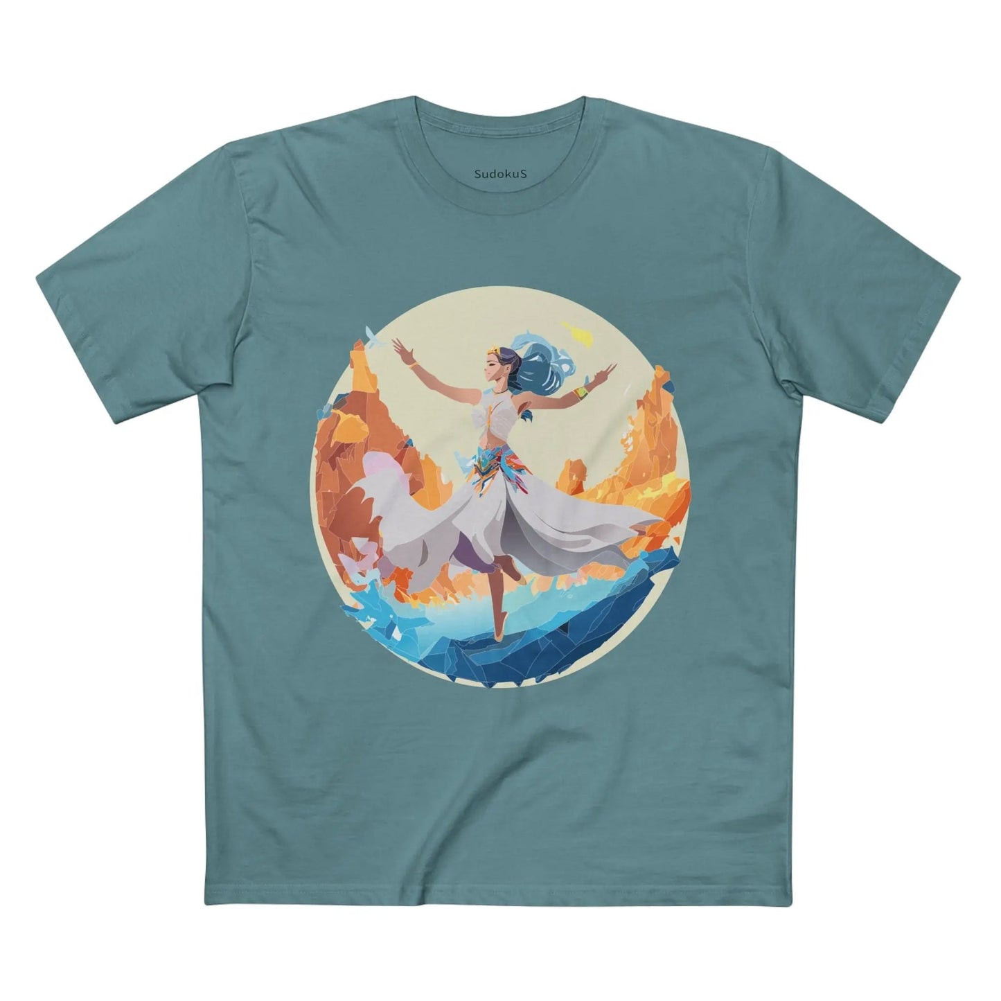 Dancer Graphic Unisex 100 Cotton Staple Tee 12