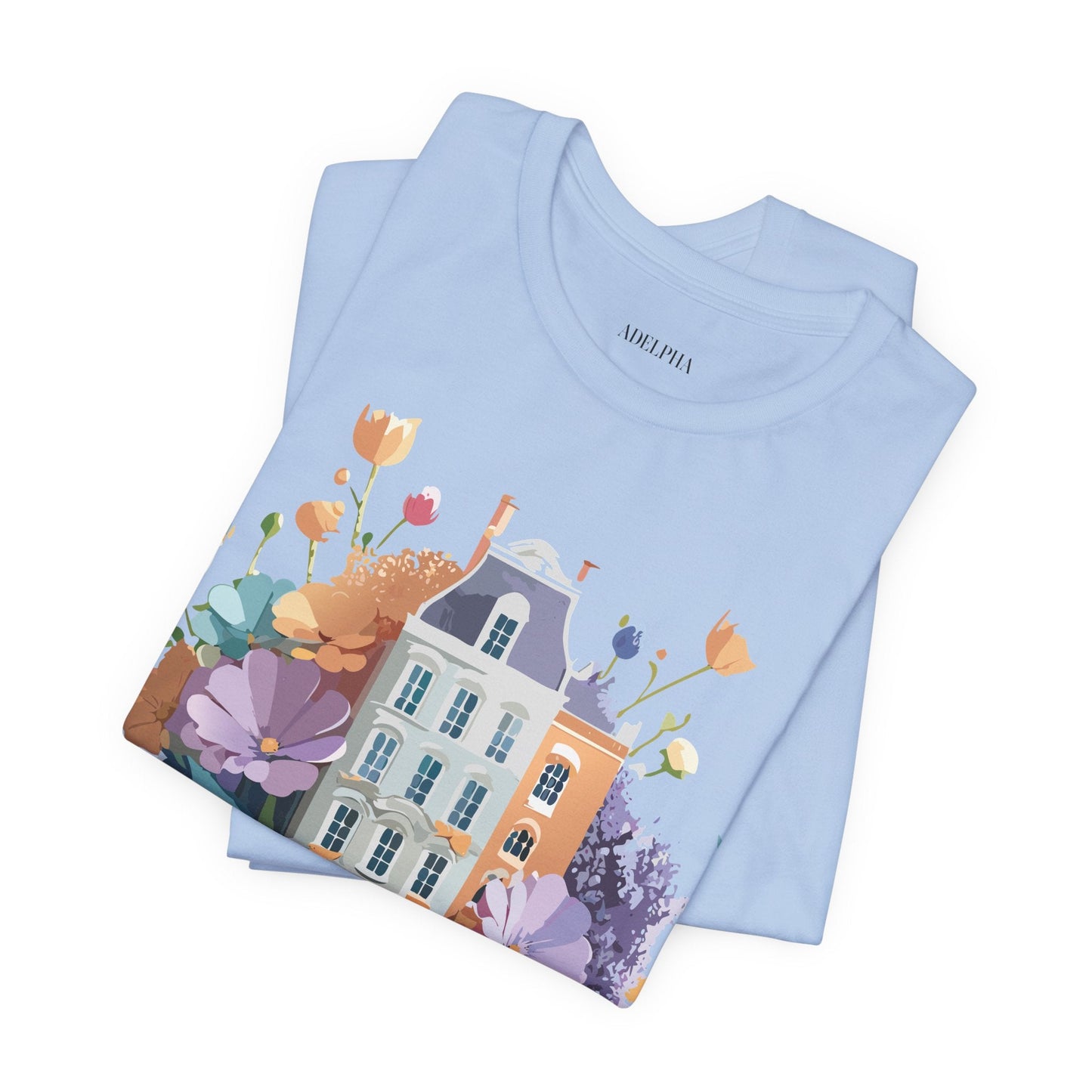 Amsterdam Graphic Tee Unisex Jersey Short Sleeve Shirt Travel Themed Original Artwork
