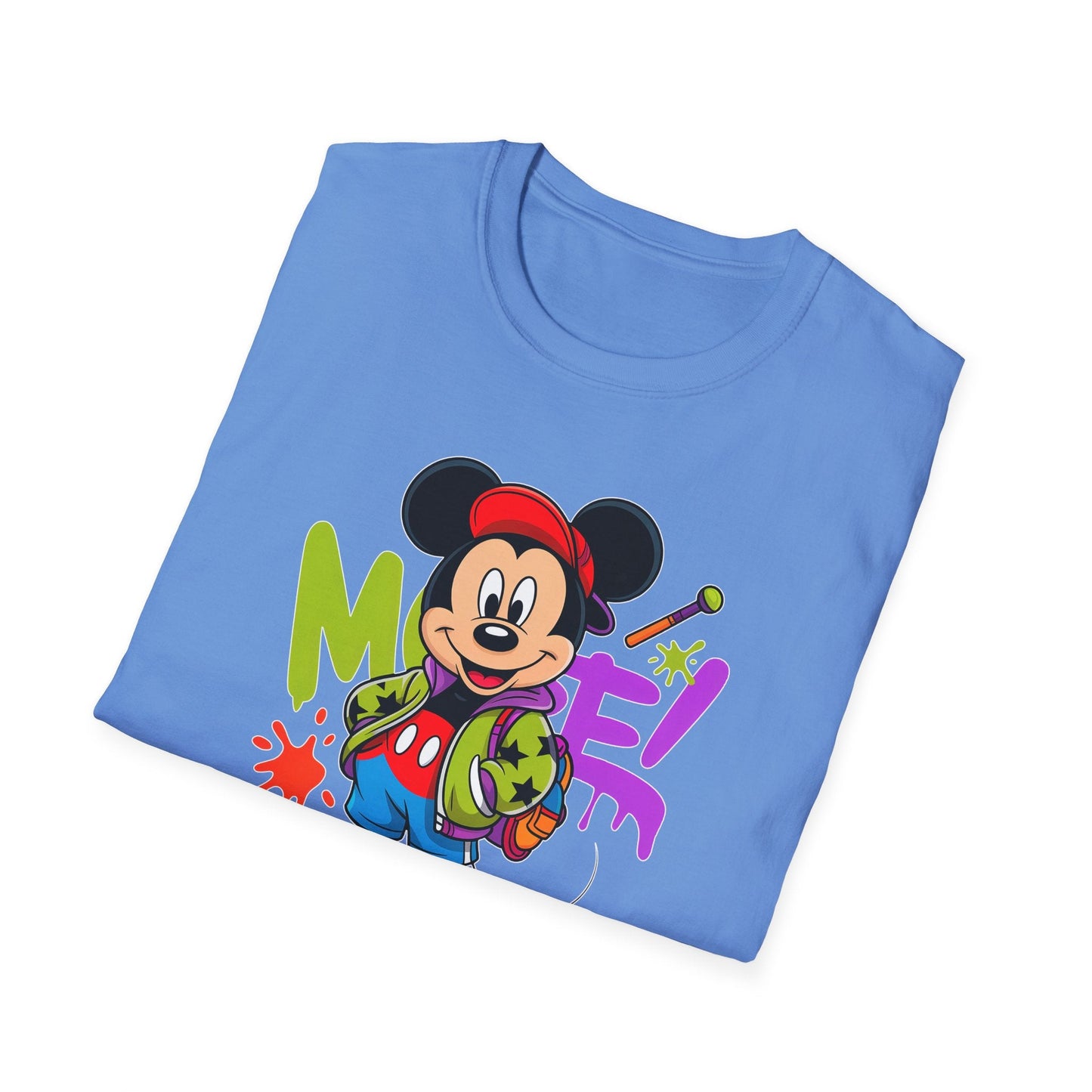 Unisex Cartoon T Shirt with Animation Design Funny Animals Tee Gildan Softstyle 64000
