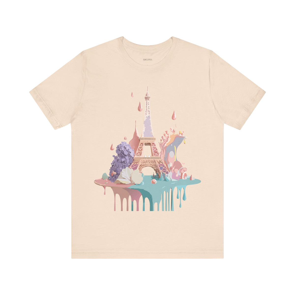 Paris Travel Tourist Graphic Design Unisex Bella+Canvas Cotton T-Shirt e321