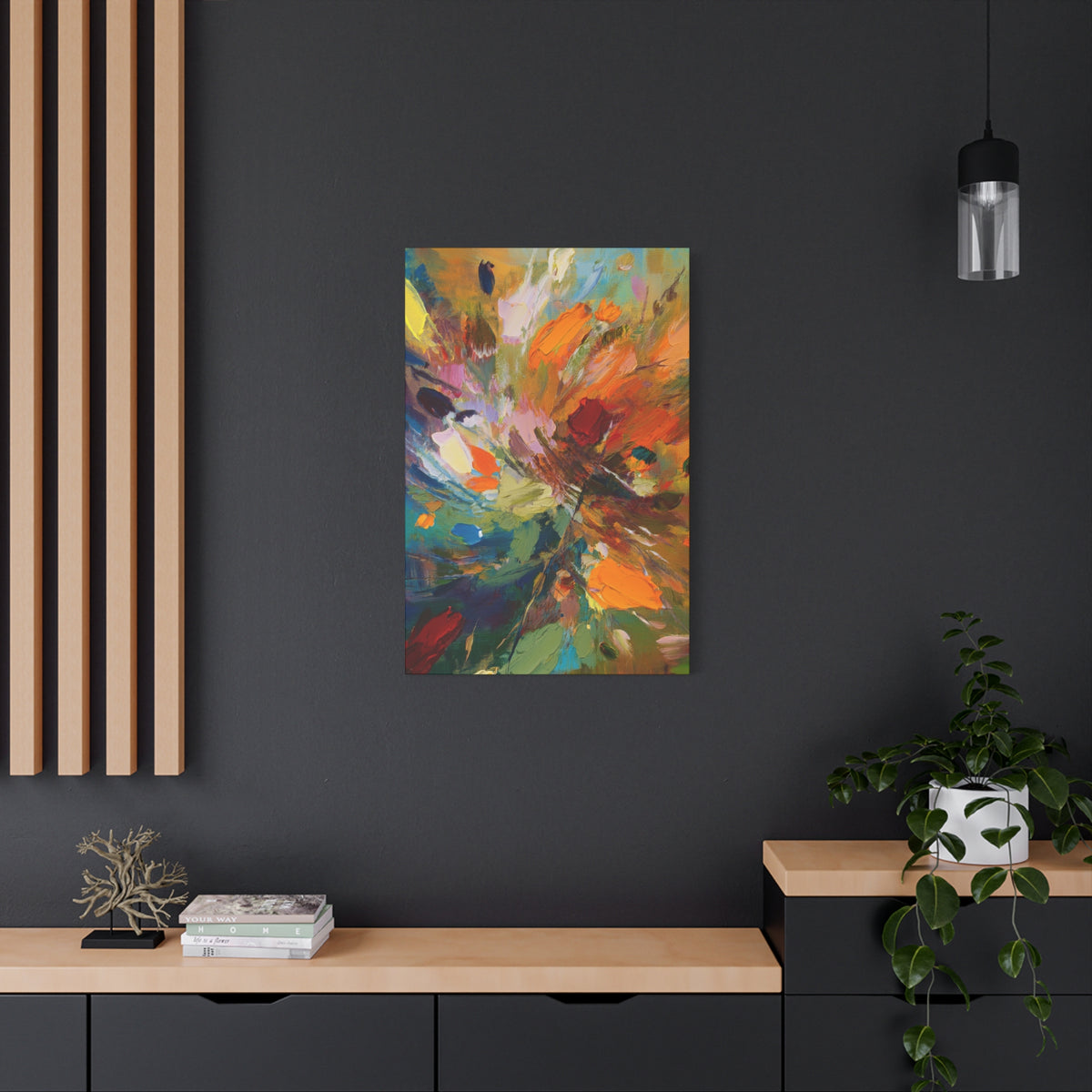 Abstract Oil Painting Print Canvas 20x24,20x30,24x30 24x32,24x36,30x40 32x48,36x48,40x60 Pine-Wood Inner Frame ABS-93
