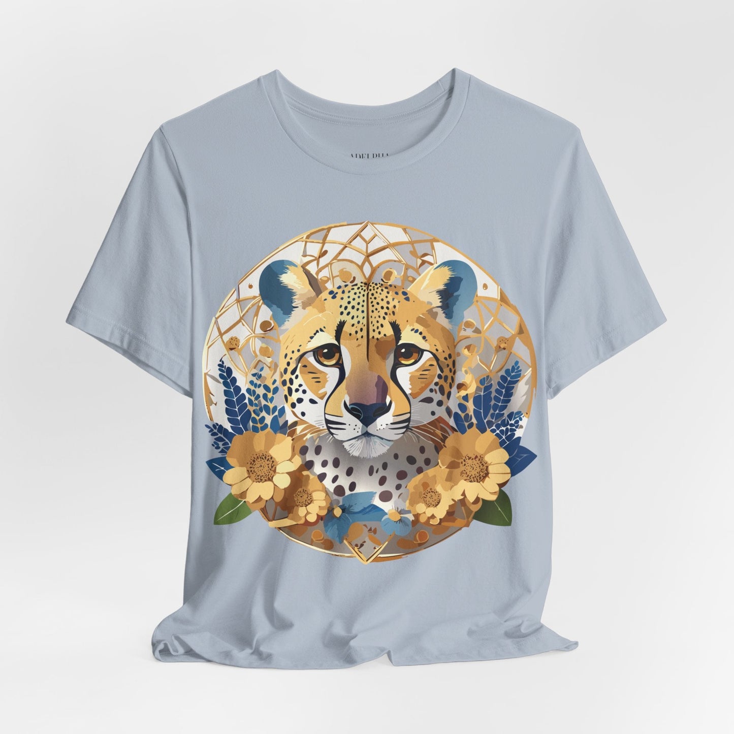 Medallion Graphic Unisex 100 Cotton Vintage Animal Medal Artwork Tee 53