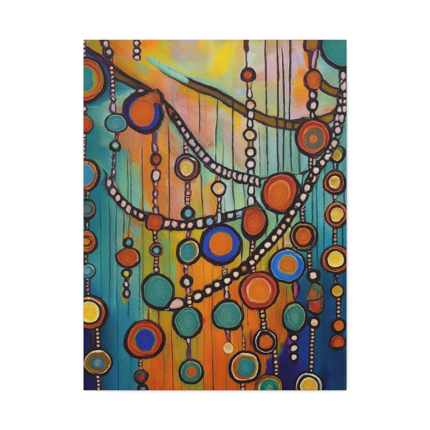 Abstract Oil Painting Print Canvas 20x24,20x30,24x30 24x32,24x36,30x40 32x48,36x48,40x60 Pine-Wood Inner Frame ABS-100