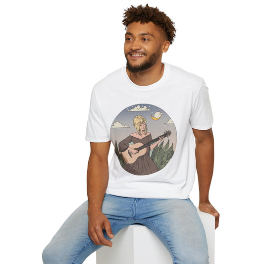 Vintage Illustration Graphic Design Unisex Softstyle 100 Cotton Tee 46