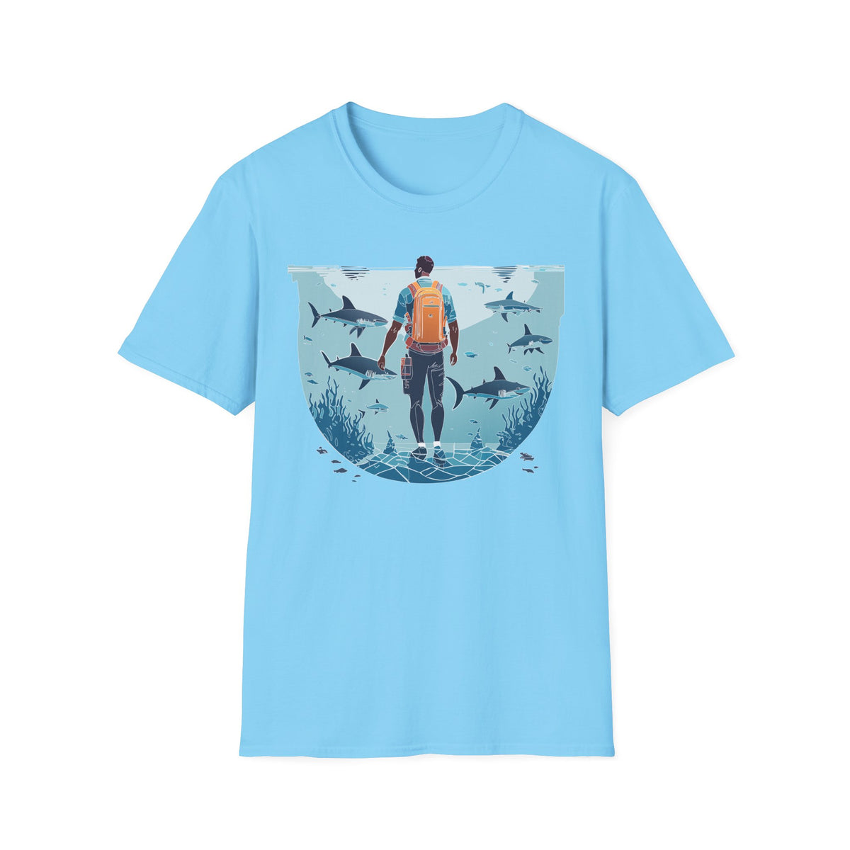 Ocean U boat Graphic Tee Gildan Unisex 100 Cotton Tee Shirt c31