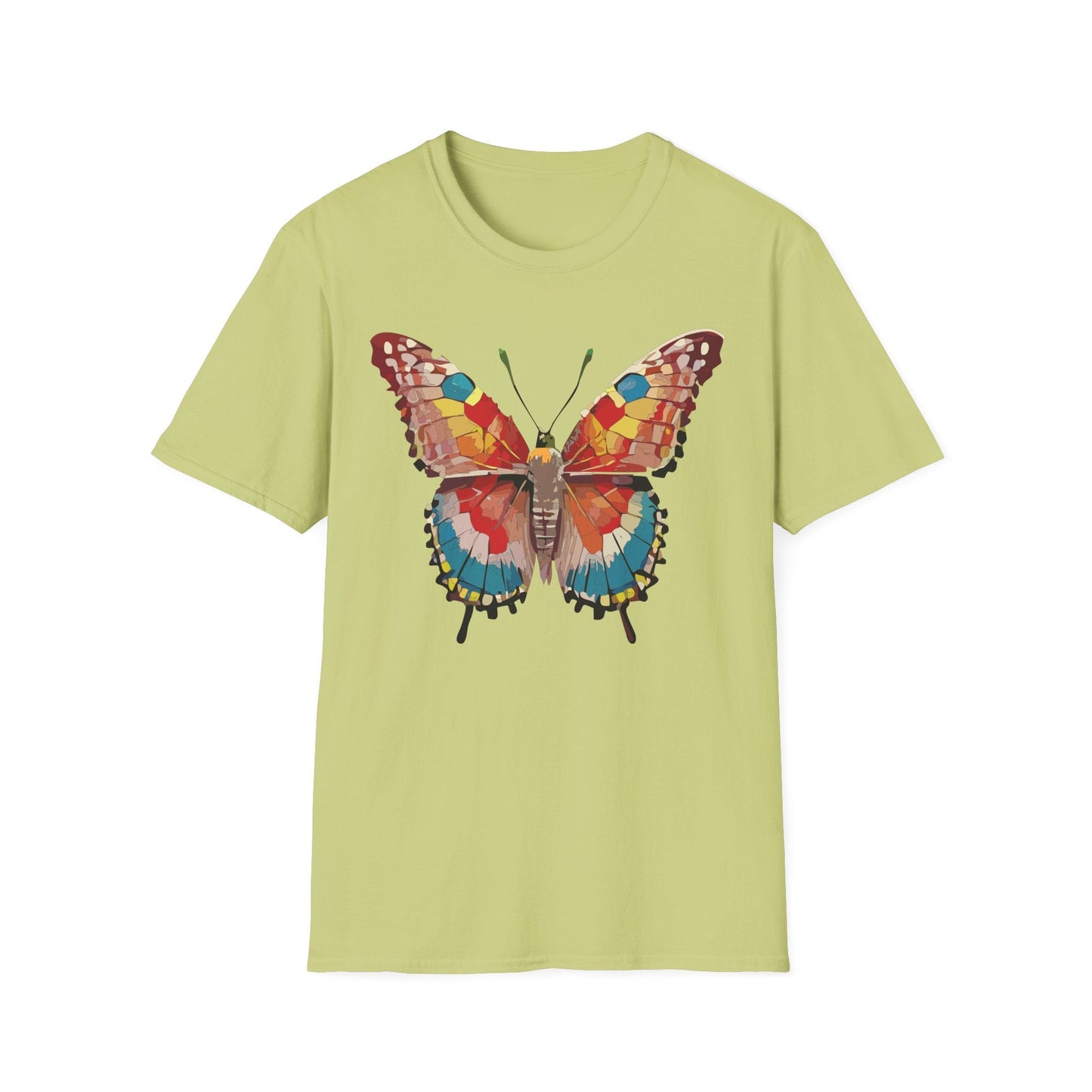 Butterfly Shirt Unisex Monarch Tee Softstyle 100 Percent Ring Spun Cotton Quality Gildan 64000