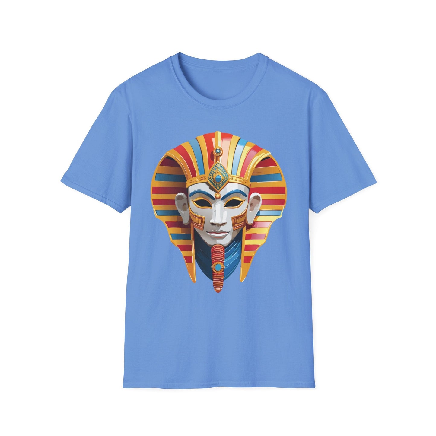 Mask Tee Shirt Unisex Art Design Masquerade Tee Gildan Softstyle 64000 Lightweight Cotton