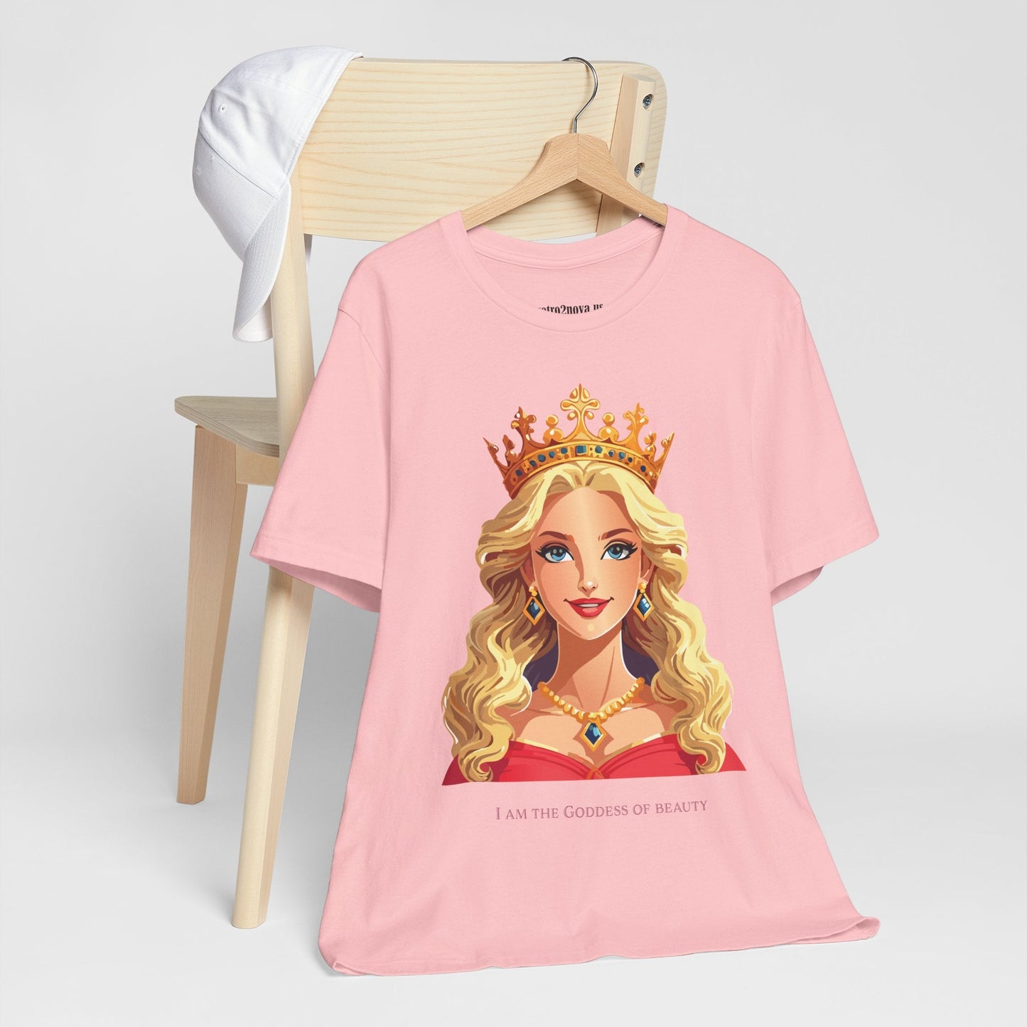 Goddess Shirt Unisex Graphic Cotton T Shirt Short Sleeve With Original Art By Retro2Nova