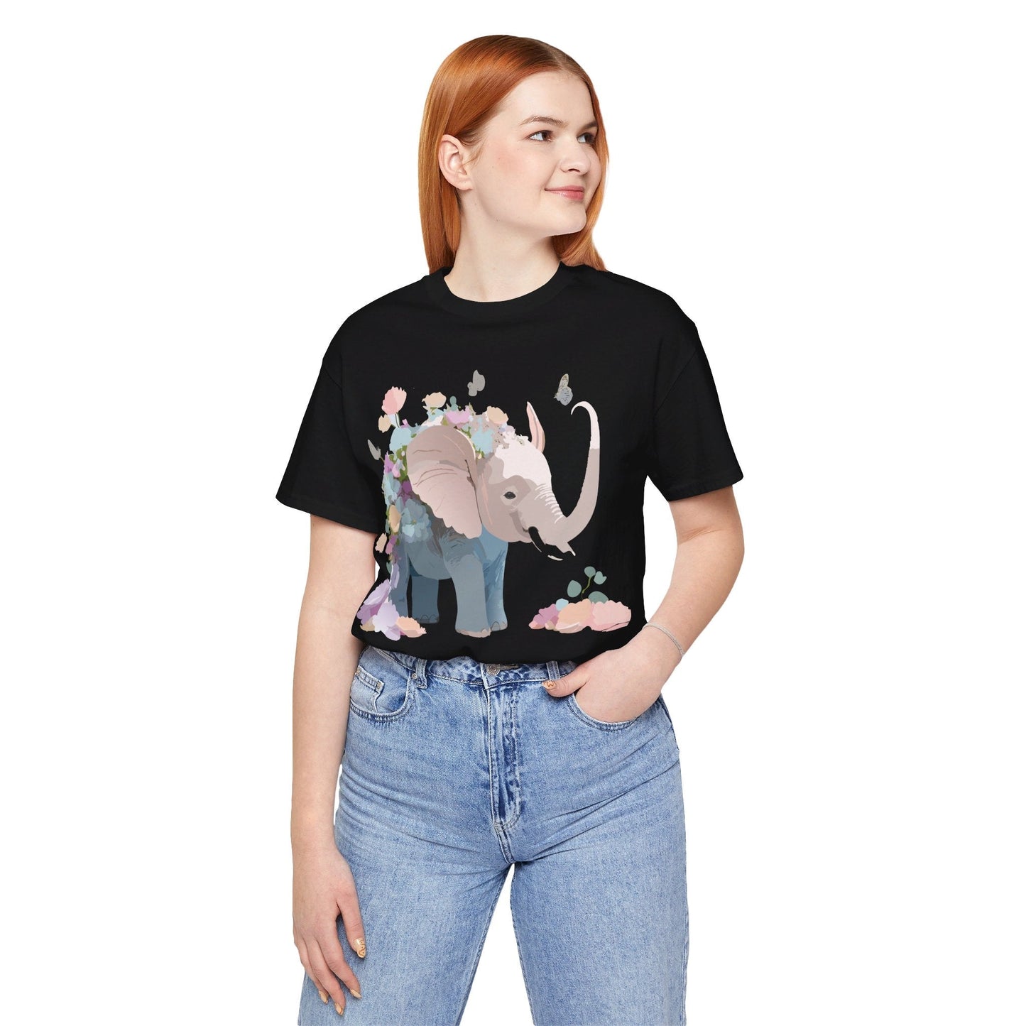 Elephant Graphic Tee Unisex Vintage Inspired Artwork Premium Adelpha Jersey Short Sleeve