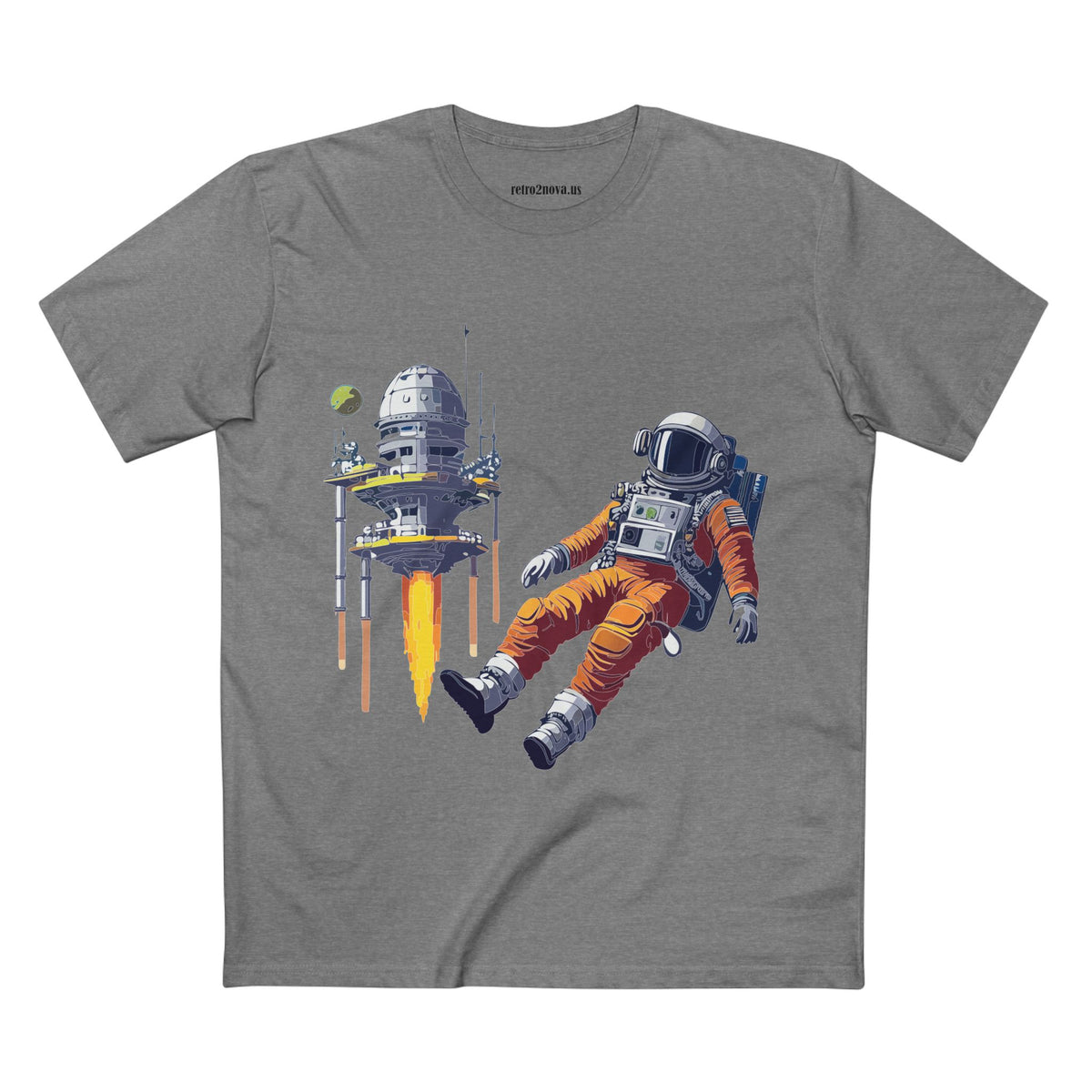 Cosmos Astronaut Graphic Tee Staple Unisex 100 Cotton Tee Shirt - CS-6