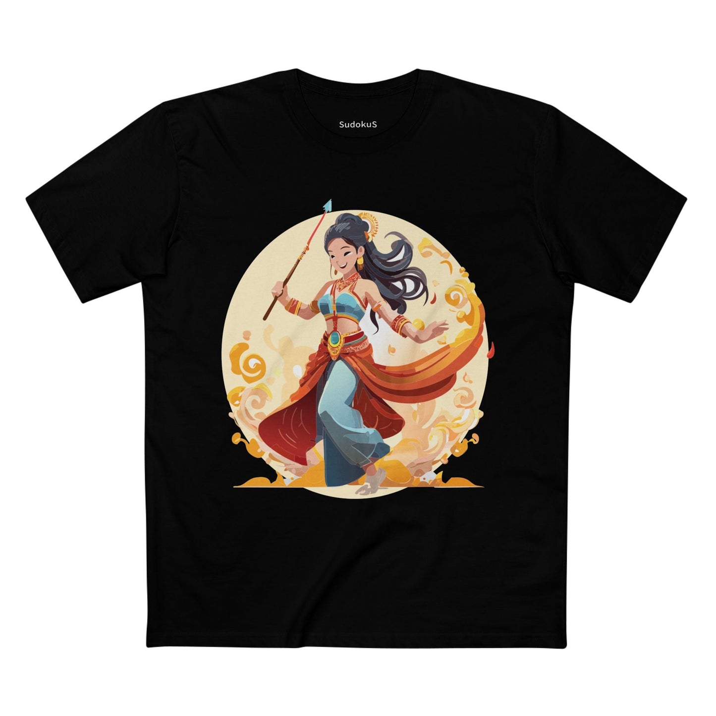 Dancer Graphic Unisex 100 Cotton Staple Tee 14