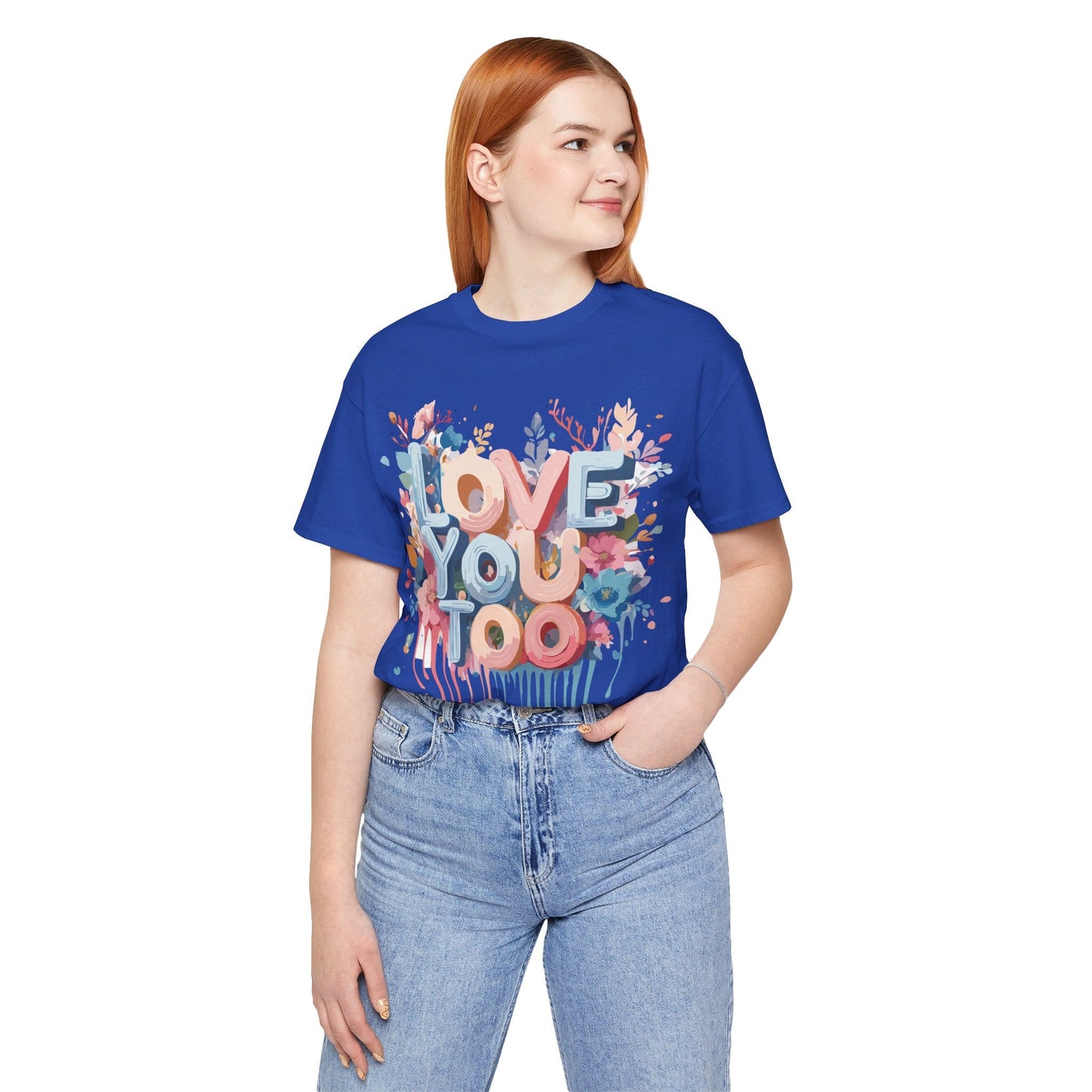 Valentine Graphic Tee Unisex Short Sleeve Art Design By Adelpha Vintage Inspired Tee