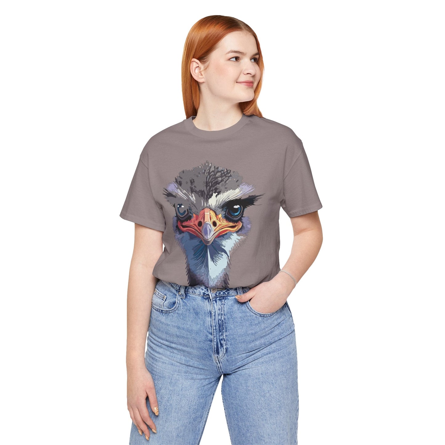 Unisex Animal Tee Shirt With Art Design Wild Animals Shirt Gildan Softstyle 64000