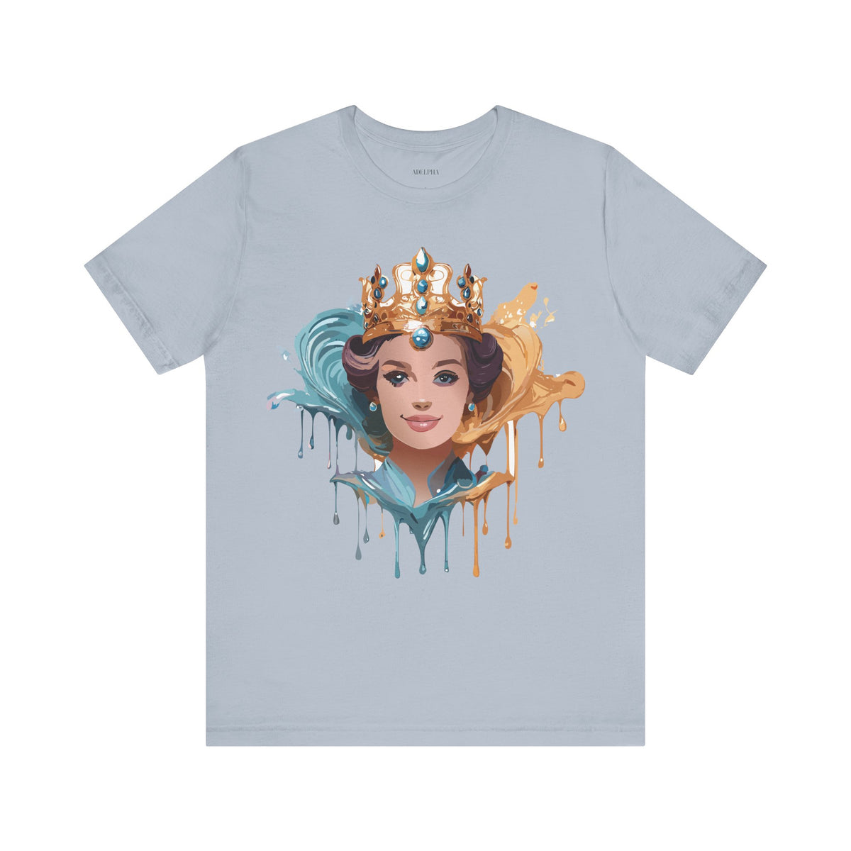 Queen Graphic Unisex Cotton Bella+Canvas Tee with Art Design m191