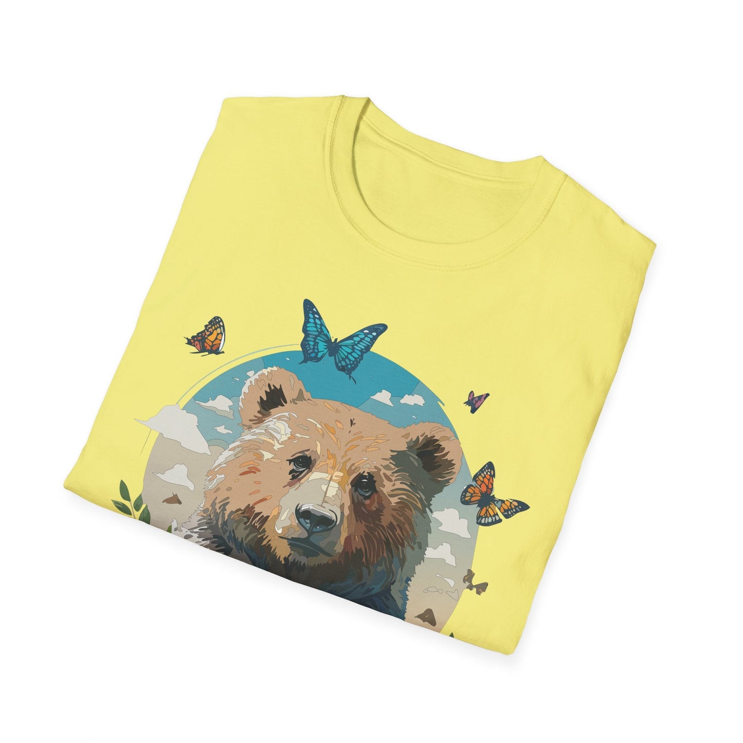Bear Shirt Teddy Bear Tee Unisex Gildan Softstyle 100 Percent Ring Spun Cotton Tee