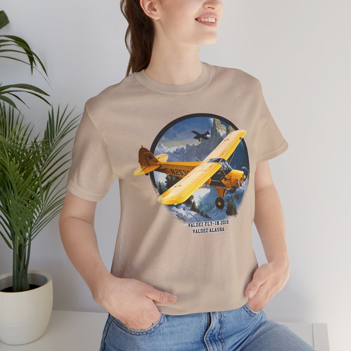 Retro Plane Graphic Design Tee, Plane Shirt, Vintage Tees, Art Design T-Shirt, Graphic Tee, Retro Art Shirts