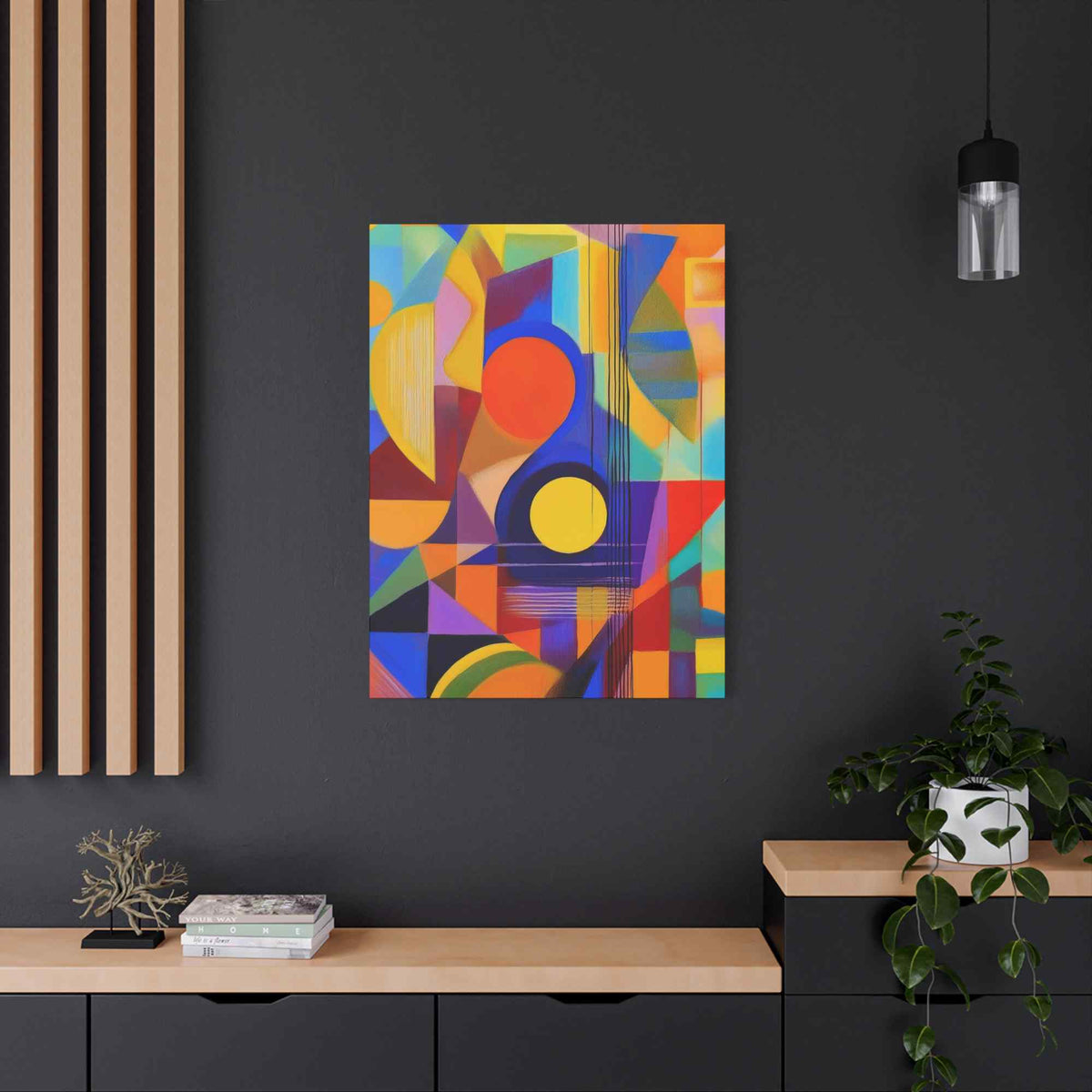 Abstract Painting Print Canvas 20x24,20x30,24x30, 24x32,24x36,30x40, 32x48,36x48,40x60 Pine-Wood Inner Frame ABS-9