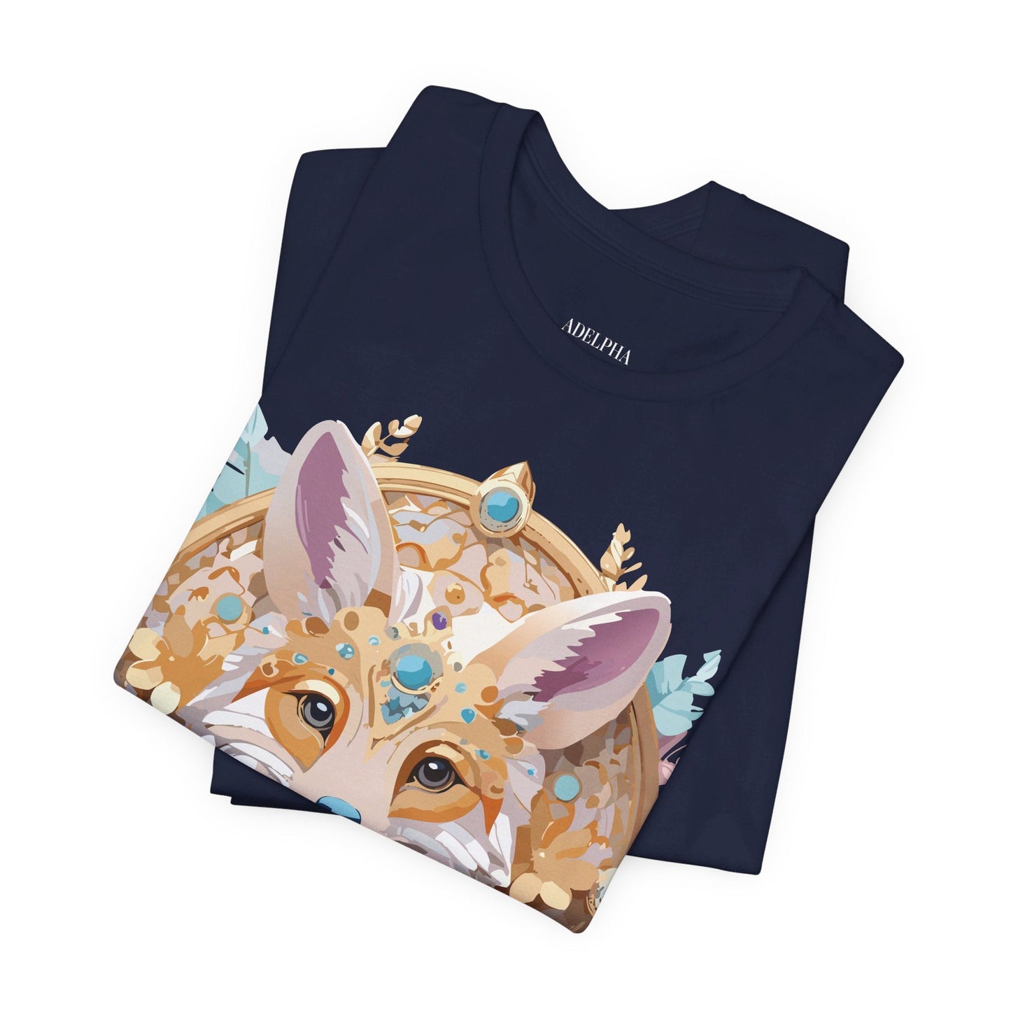 Unisex Graphic Tee From Adelpha Medallion Art Design Vintage Inspired Look Everyday Wear Style
