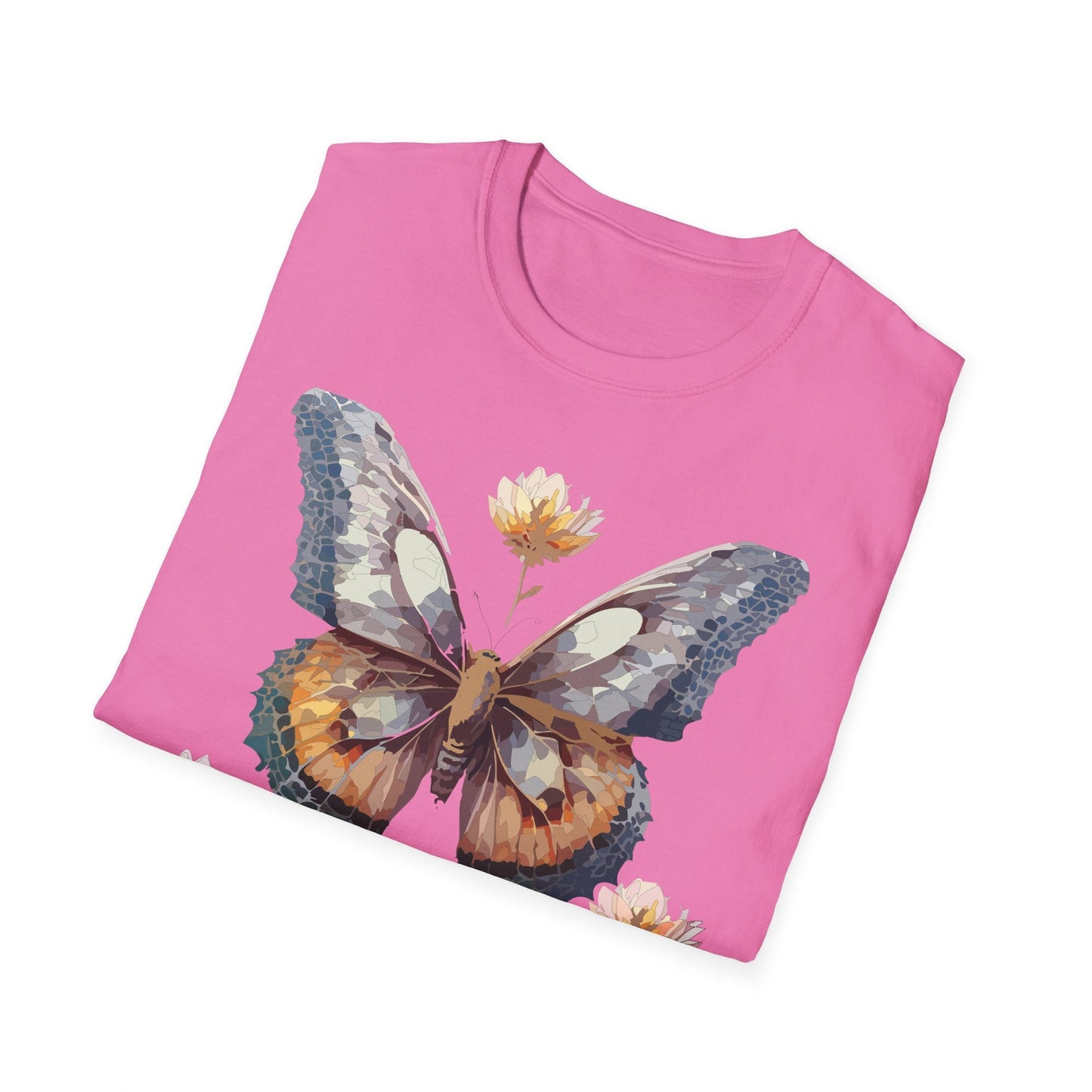 Butterfly Shirt Unisex Monarch Butterfly Tee Gildan Softstyle 64000 Ring Spun Cotton