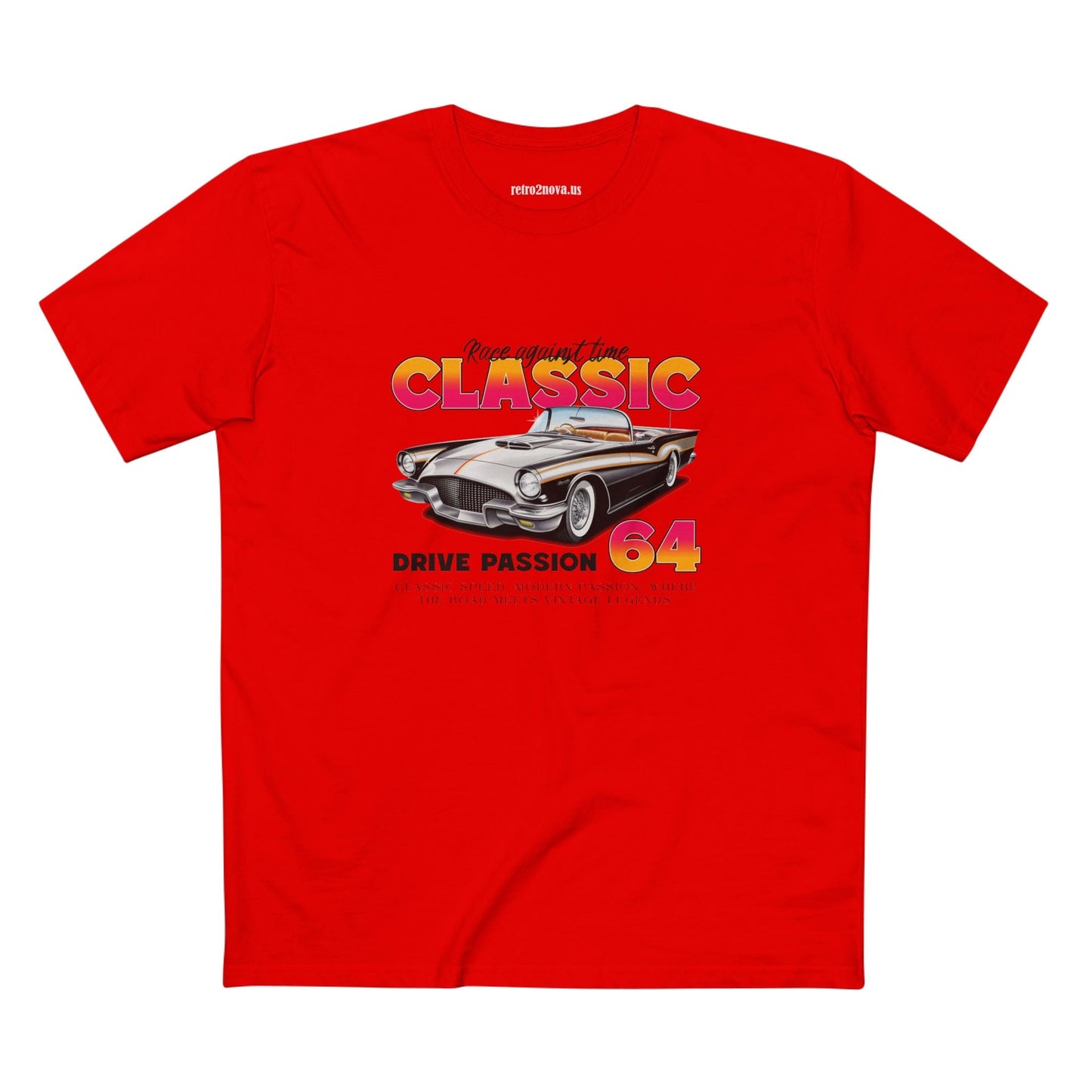 Retro Car Shirts Vintage Car Shirts Unisex Premium Cotton Tee With Original Art Design RC 16