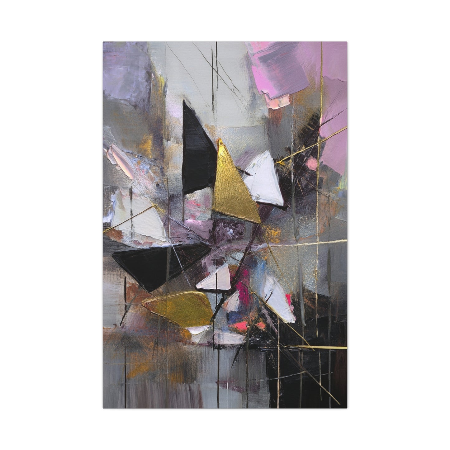 Abstract Oil Painting Print Canvas 20x24,20x30,24x30 24x32,24x36,30x40 32x48,36x48,40x60 Pine-Wood Inner Frame ABS-217