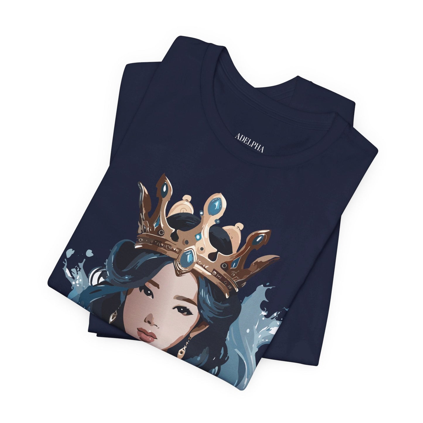 Queen Graphic Tee Unisex Vintage Inspired Art Design Shirt By Adelpha Jersey Short Sleeve