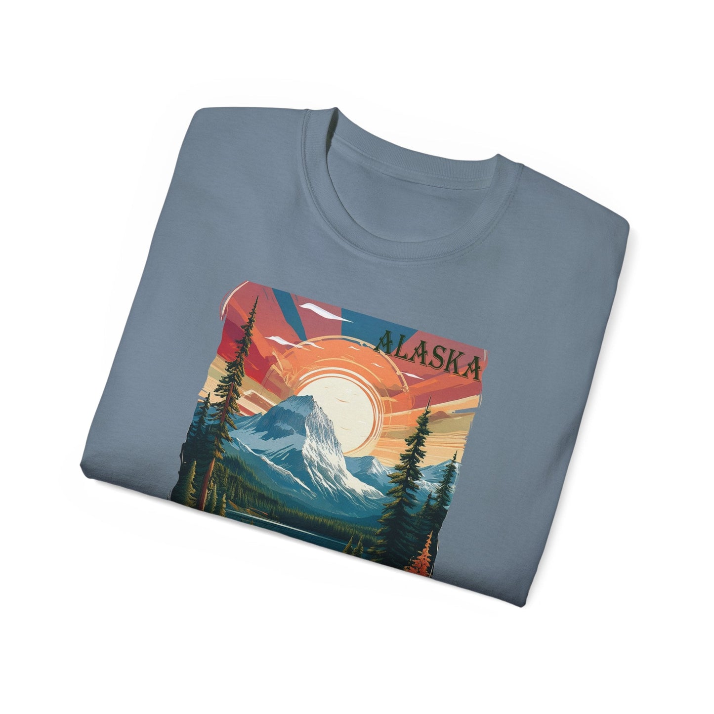 Alaska Graphic Unisex Cotton T‑Shirt 4