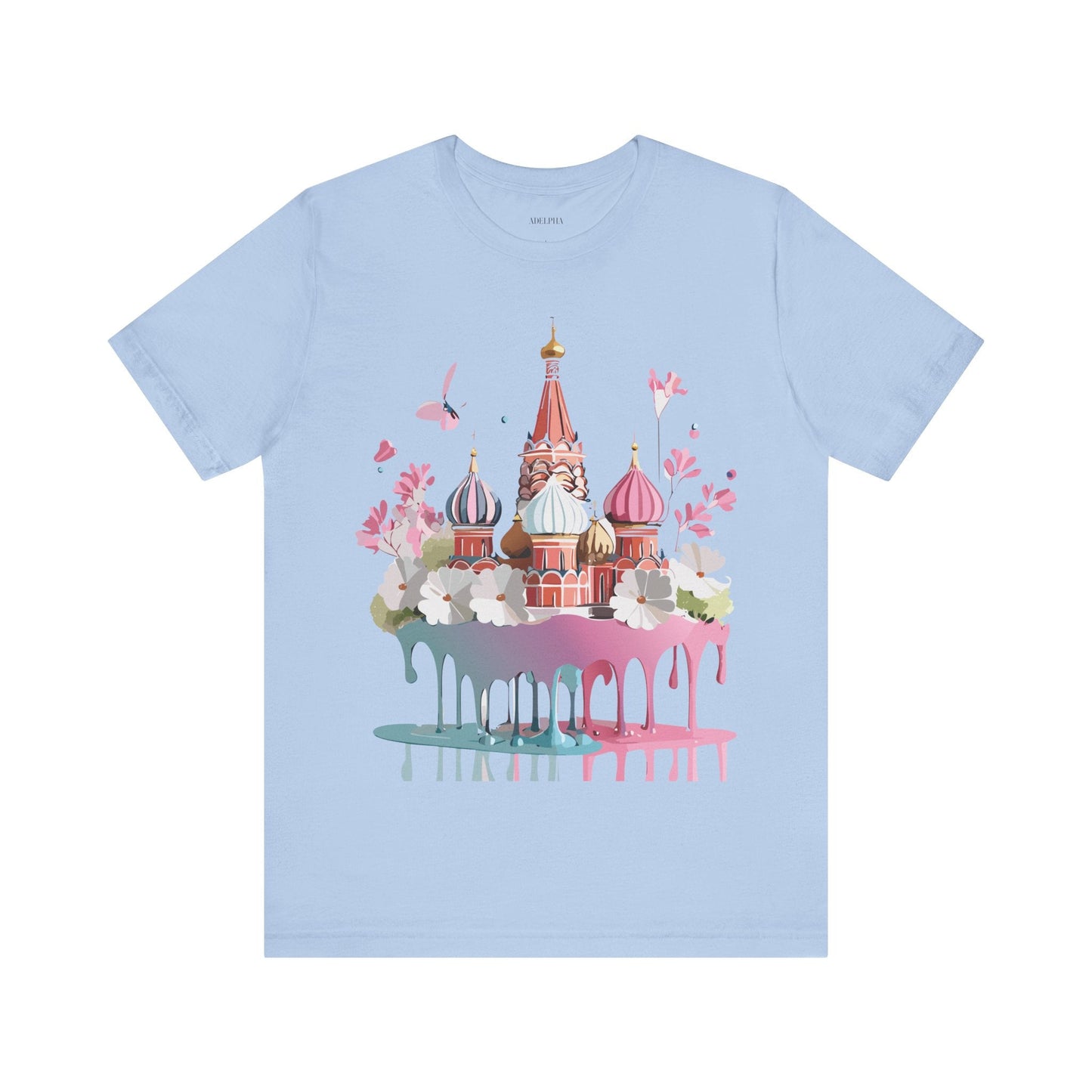 Premium Unisex Tourist Shirt Moscow Graphic Tee With Vintage Adelpha Artwork and Comfort